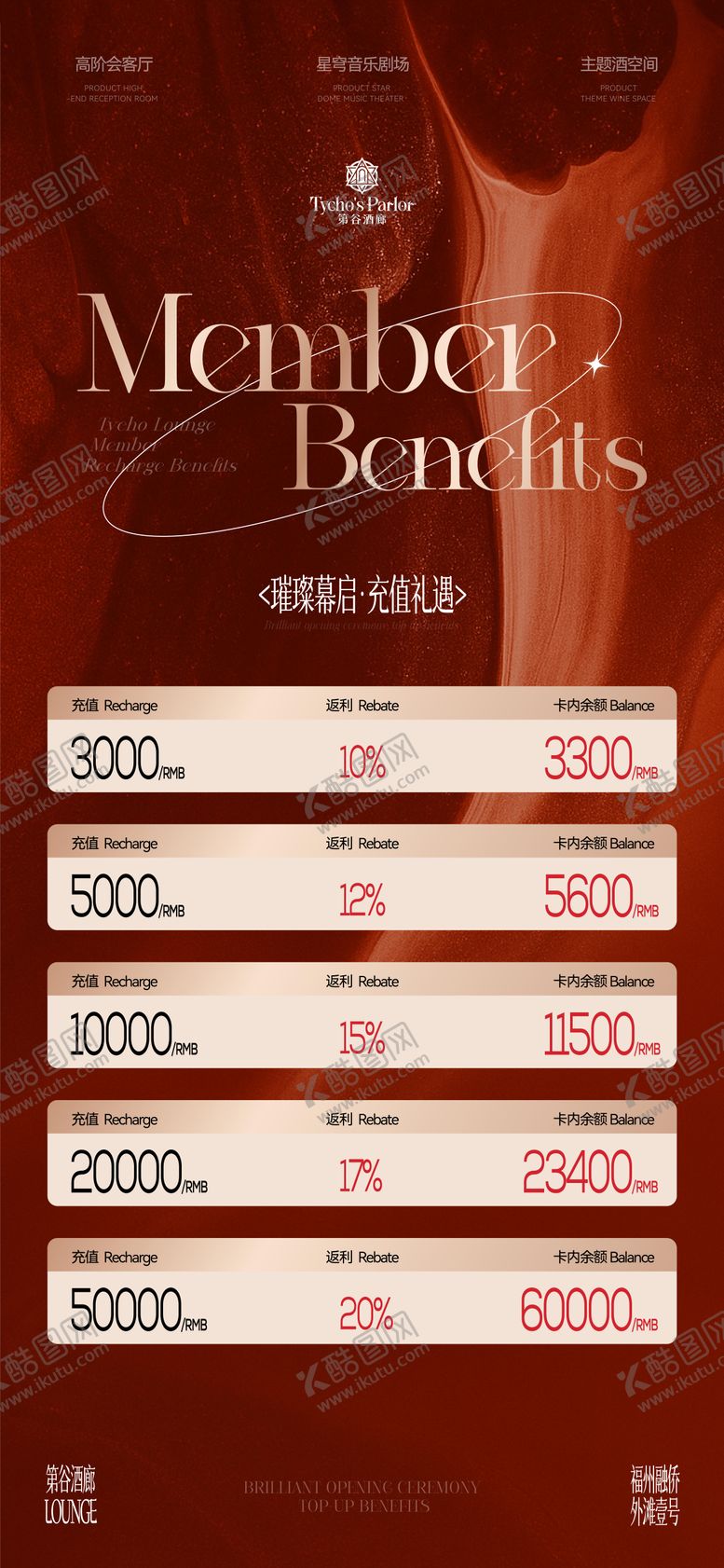 编号：81468309251621211393【酷图网】源文件下载-酒吧充值海报