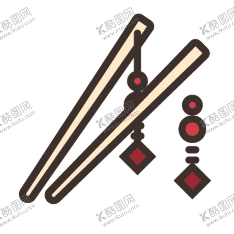 编号：20282009270440384871【酷图网】源文件下载-简笔矢量中国文化元素