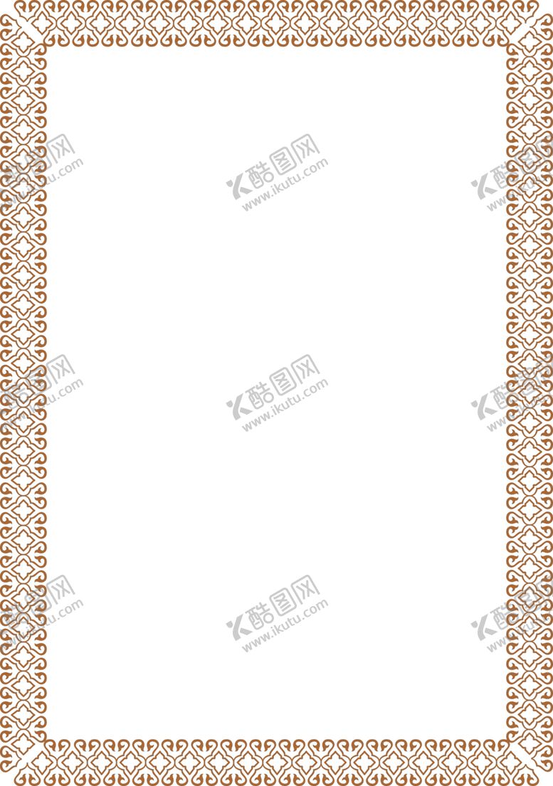 编号：33650005141903495172【酷图网】源文件下载-简约花纹边框