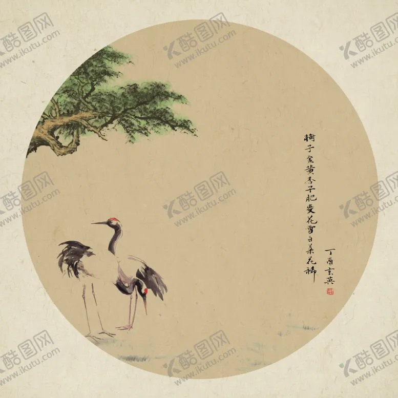 编号：84053905080438042155【酷图网】源文件下载-中国风水墨山水怀旧工笔梅花