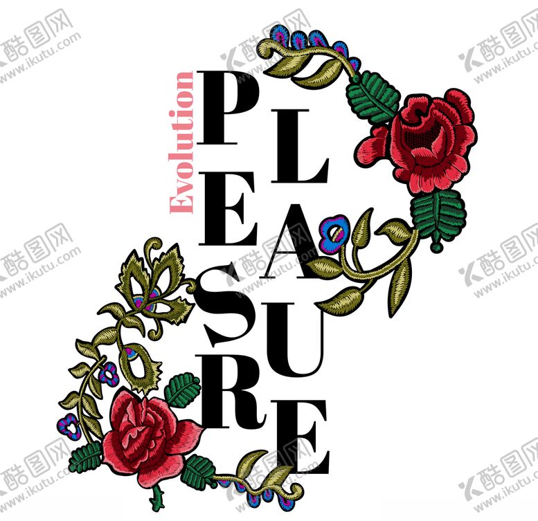 编号：99981910130916293053【酷图网】源文件下载-文字玫瑰花