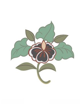 植物花朵绘画素材