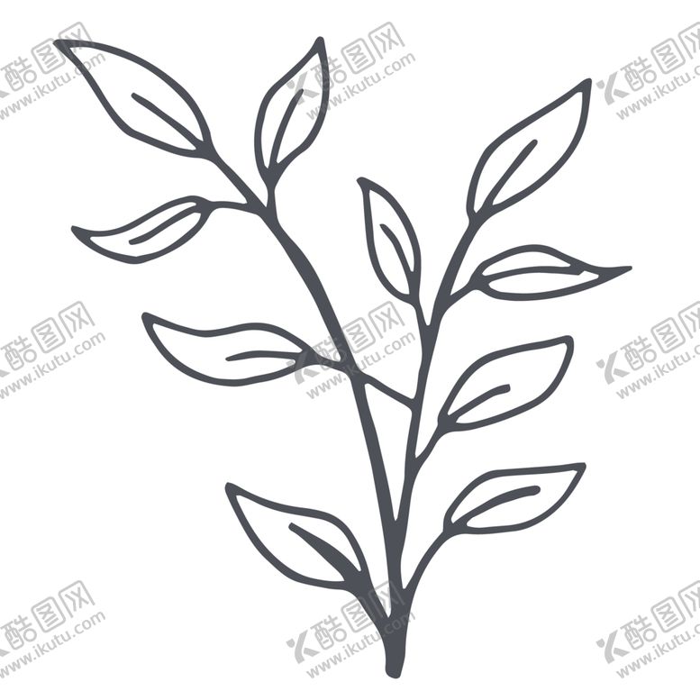 编号：28819706151305114807【酷图网】源文件下载-手绘植物