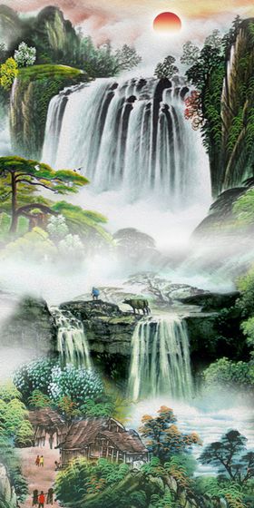 中式国画山水