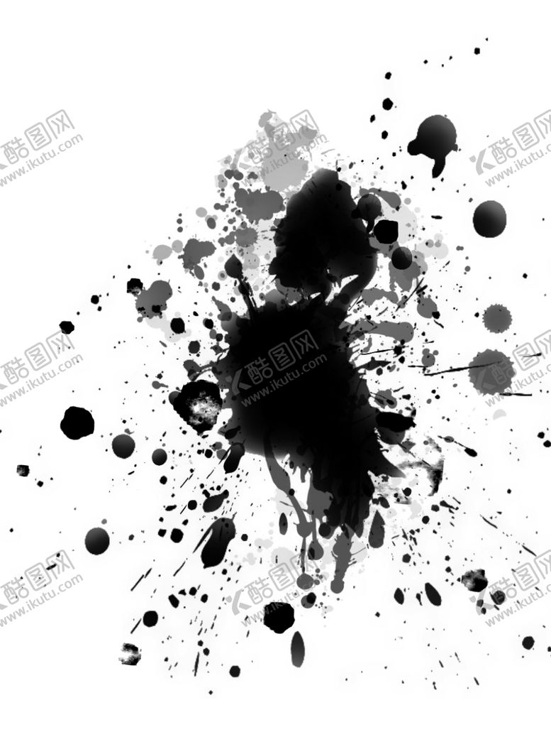 编号：81500605161025145348【酷图网】源文件下载-水墨素材毛笔画素材墨迹素材