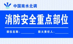 严禁烟火消防安全重点部位危