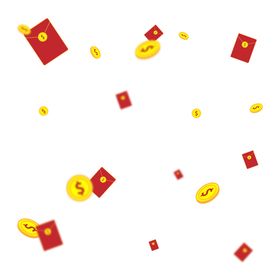 中国风元宝漂浮物