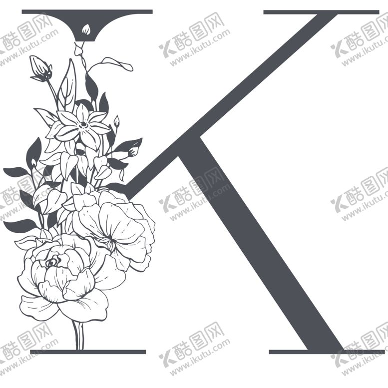 编号：60969509281826046295【酷图网】源文件下载-字母K