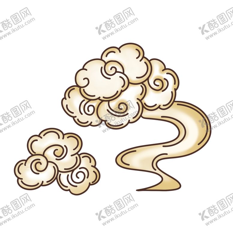 编号：25859005031943056306【酷图网】源文件下载-金色祥云