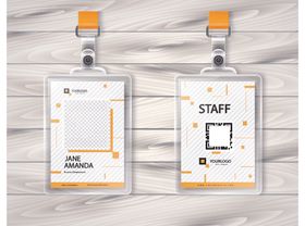 工作证工作牌工牌吊牌图片