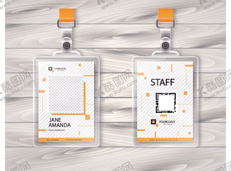 编号：24285509252011322034【酷图网】源文件下载-工作证工作牌工牌吊牌图片