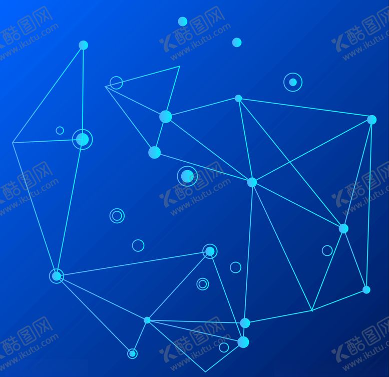 编号：64543310121306598291【酷图网】源文件下载-科技感折线网络线条
