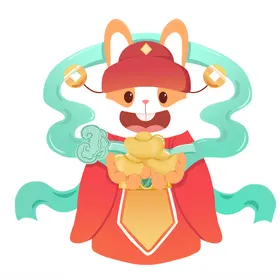 兔年素材设计图片欢度春节子展板吉祥