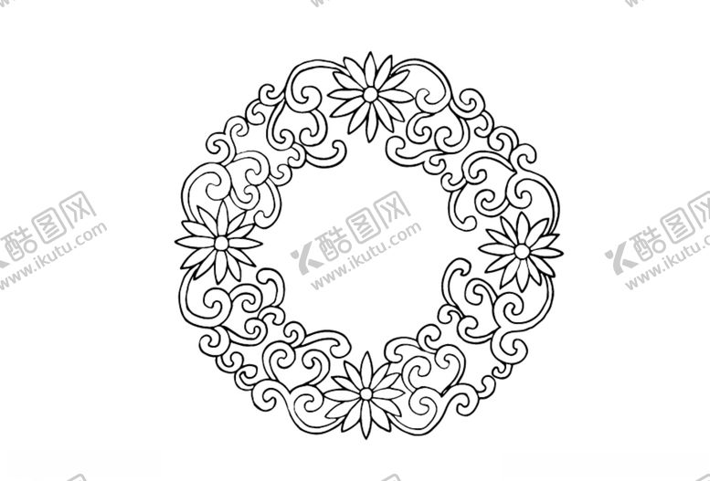 编号：42736010050710206398【酷图网】源文件下载-中国古典花纹