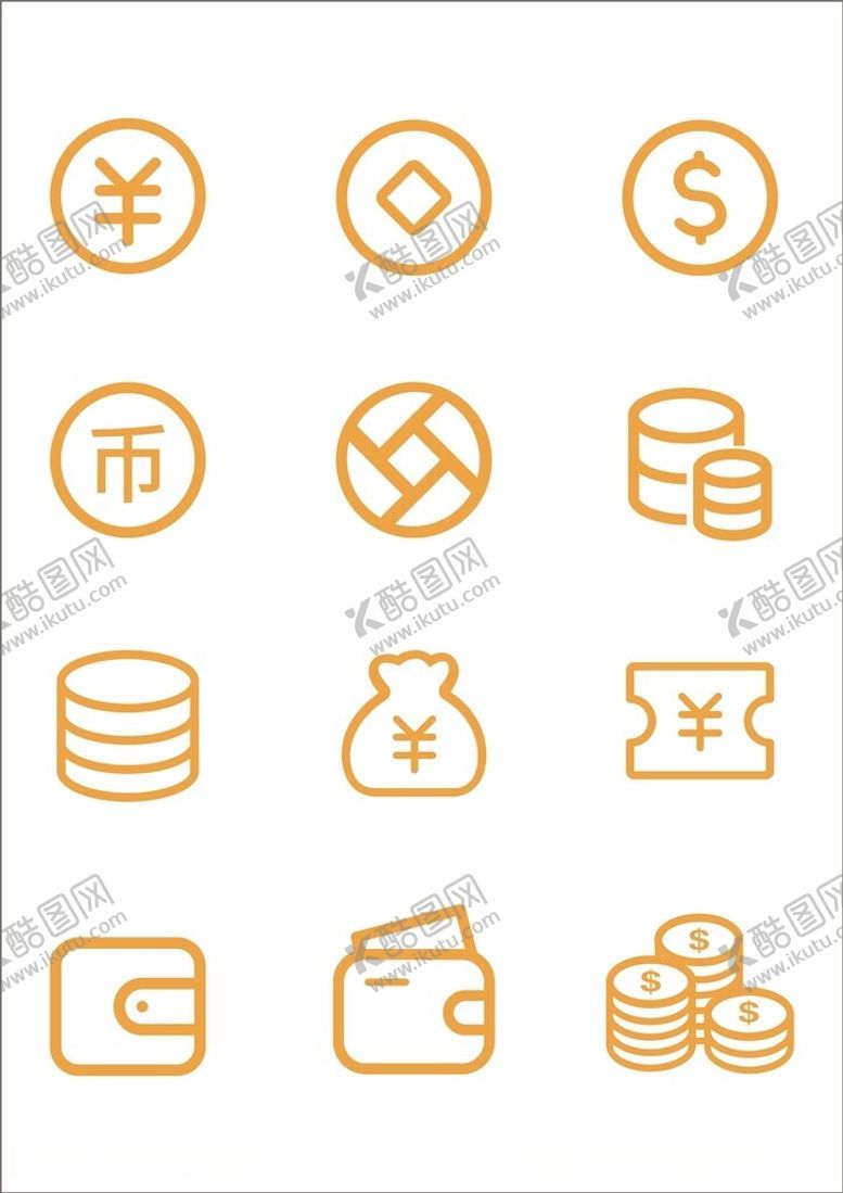 编号：25029212101346356094【酷图网】源文件下载-金币符号