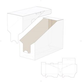 半封箱纸箱刀模图