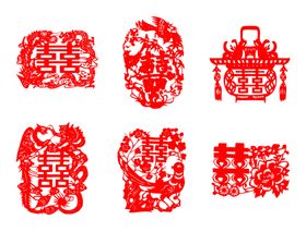 喜字剪纸