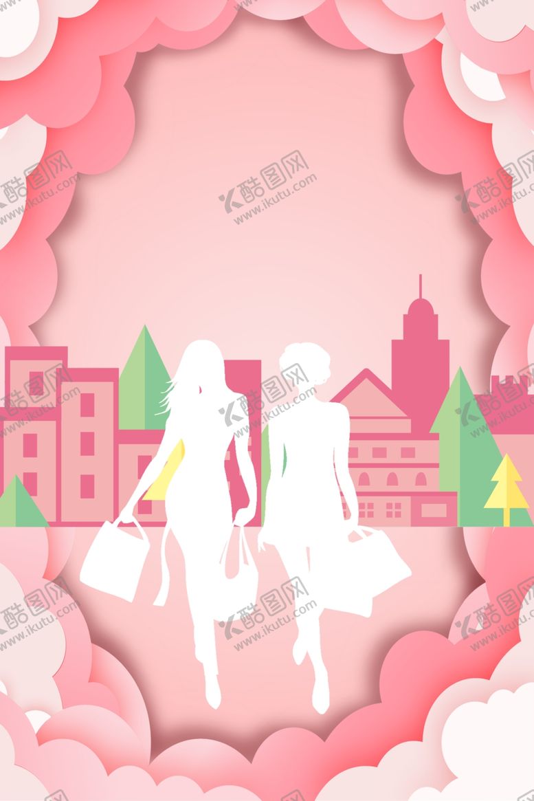 编号：51192506171928445255【酷图网】源文件下载-妇女节背景
