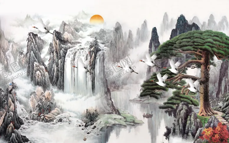 编号：90053106251053596379【酷图网】源文件下载-山水画