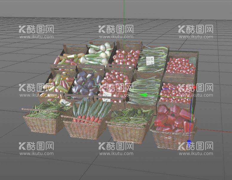 编号：95932711180249306045【酷图网】源文件下载-C4D模型超市货架