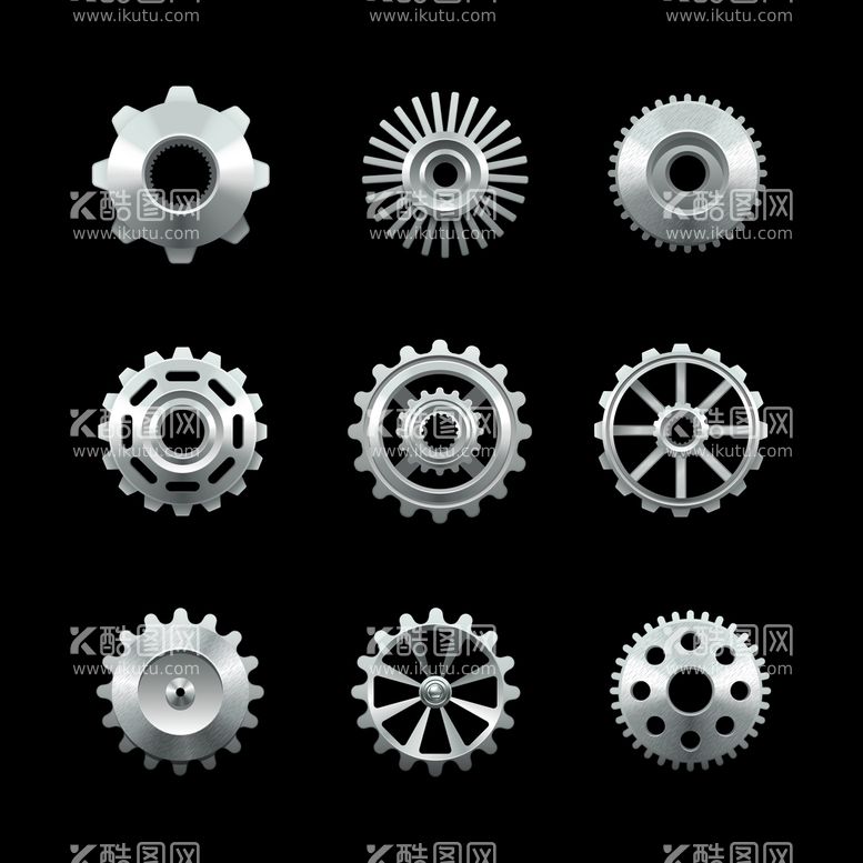 编号：60832409171927339523【酷图网】源文件下载-金属齿轮