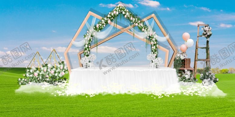 编号：94171910310638121783【酷图网】源文件下载-森系婚礼