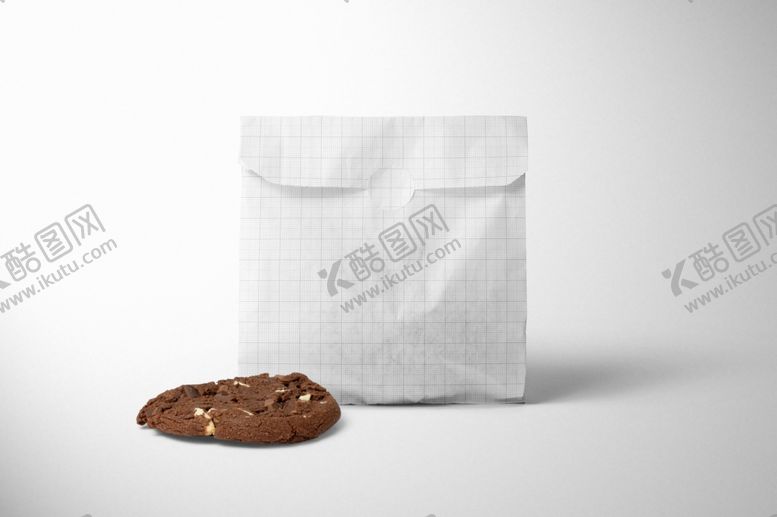 编号：78602710040212387521【酷图网】源文件下载-三明治小吃纸袋样机集