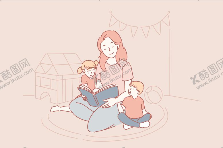 编号：77774210101311159032【酷图网】源文件下载-韩国小清新人物生活插画