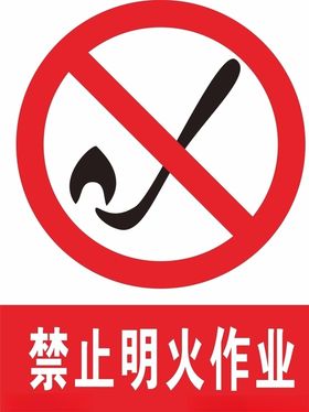 禁止明火作业