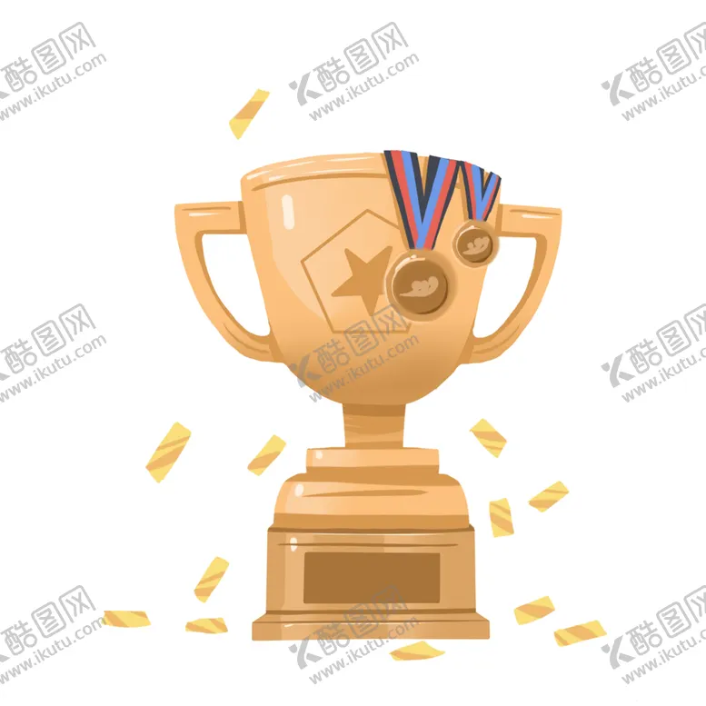 编号：51079307010740497636【酷图网】源文件下载-金色奖杯