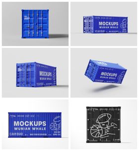 集装箱广告样机