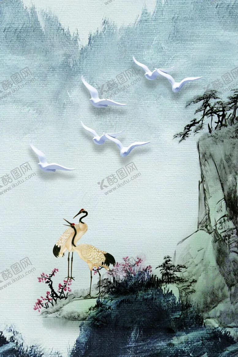编号：56696106250037117500【酷图网】源文件下载-中国风装饰画