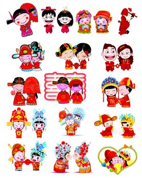 最全的新婚公仔图片