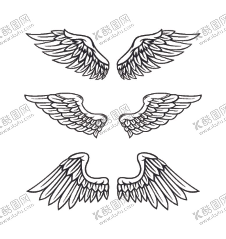 编号：17951310151938388273【酷图网】源文件下载-翅膀logo