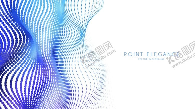 编号：34852609230234365276【酷图网】源文件下载-抽象 3d 粒子蓝波网格