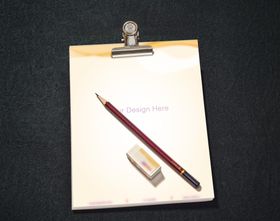 办公样机宣传单笔记本VI商务VI