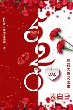 520节日海报图片