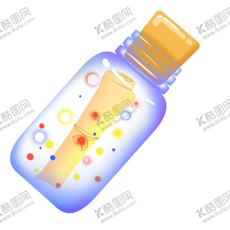 编号：04937109120111172541【酷图网】源文件下载-梦幻手绘漂流瓶T恤插画关爱
