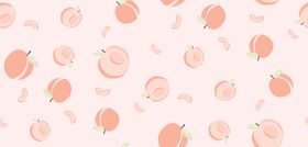 少女系粉色水蜜桃背景图