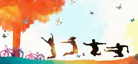 五四青年节海报PSD素材精神晚会背景致春运动