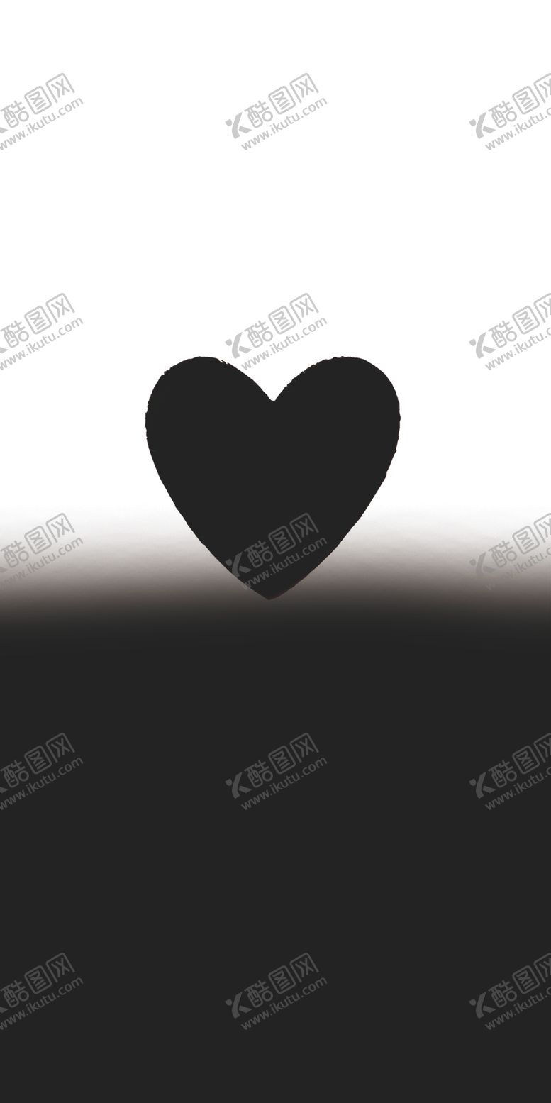 编号：94125501270648046734【酷图网】源文件下载-黑色爱心