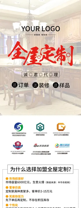 全屋定制整装信息流落地页面