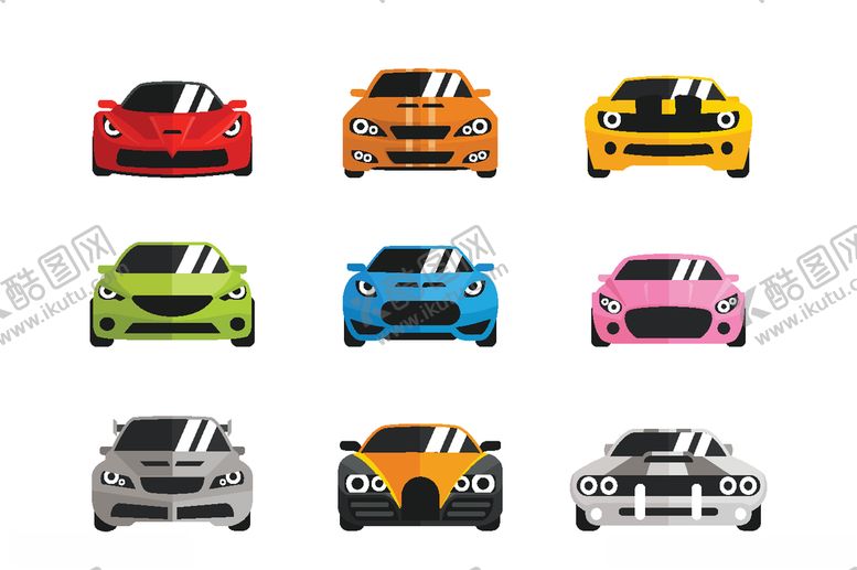 编号：62732609221836151467【酷图网】源文件下载-卡通轿车