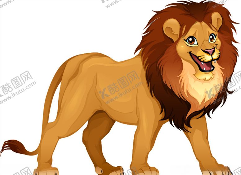 编号：19227909200746587724【酷图网】源文件下载-卡通狮子
