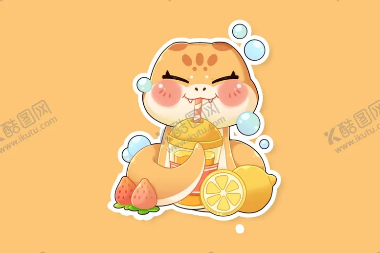 编号：42940002270451507562【酷图网】源文件下载-蛇年插画