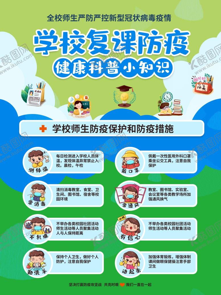 编号：22062507050351273097【酷图网】源文件下载-学校复课