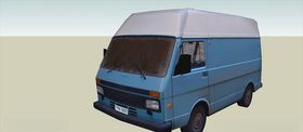 C4D模型面包车
