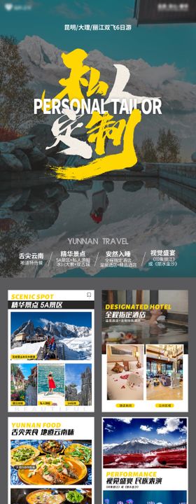 云南旅游长图