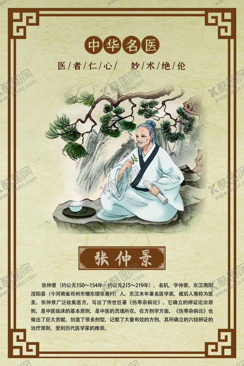 编号：58214209171109414133【酷图网】源文件下载-古代名医人物介绍