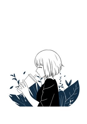 女孩插画